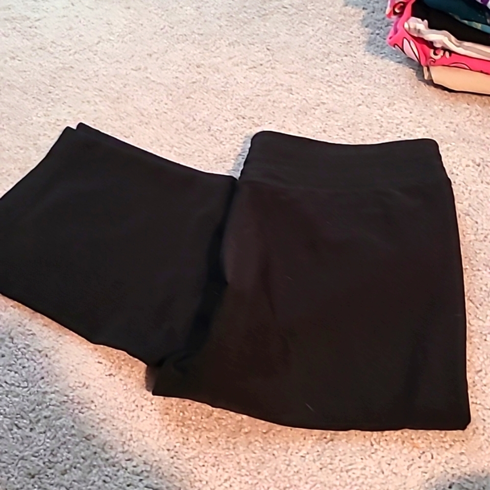 Nike black bootcut style leggings